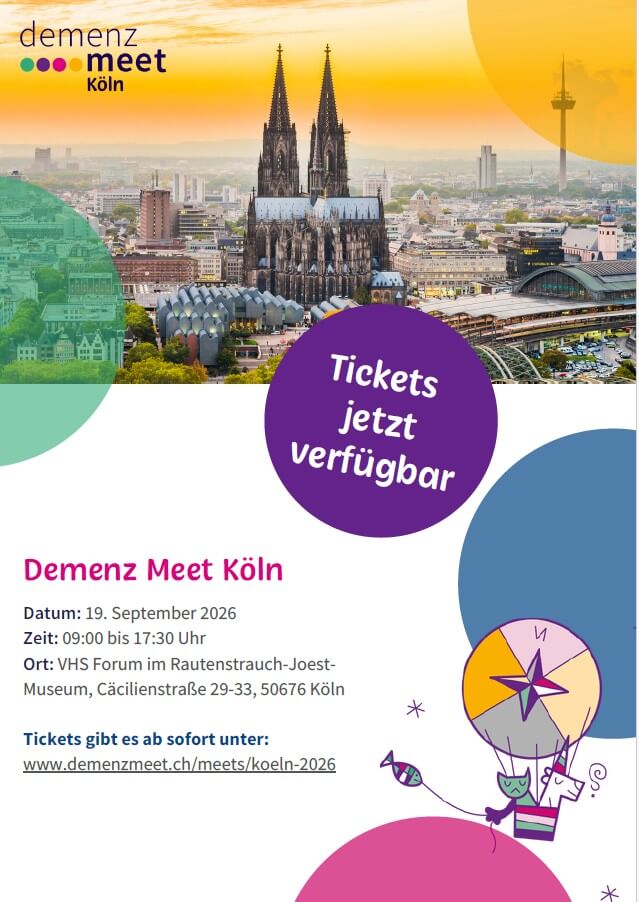 Demenz Meet Köln am 19. September 2026
